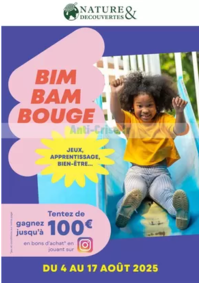 Prospectus Nature & Découvertes Paris 4 Marais : BIM BAM BOUGE