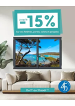 Prospectus Tryba : Jusqu’à -15% cet été, sur les fenêtres, portes, volets et pergolas !