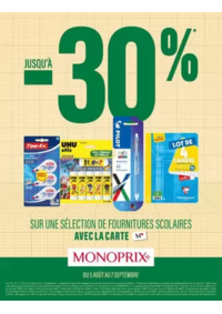 Prospectus Monoprix Conflans-Sainte-Honorine : GUIDE DE RENTREE