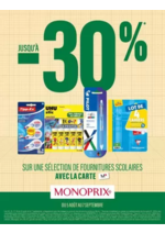 Prospectus Monoprix : GUIDE DE RENTREE