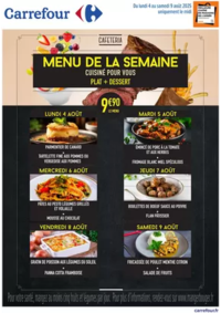 Prospectus Carrefour CLAIRA : MENU CAFÉTÉRIA