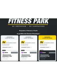 Prospectus Fitness park La Rochelle - Lagord : Jusqu’à 6 mois de musique offerts