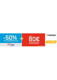 Prospectus Speedy CHATELLERAULT : Pneus Hankook : jusqu'à 80€ remboursés
