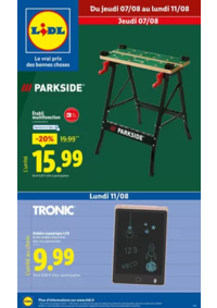 Prospectus Lidl SAINT AMAND LES EAUX : Profitez de fournitures scolaires, jeux, accesoires, et équipements de sport !