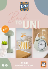 Prospectus Babou FAYET : Back to Uni