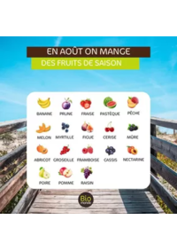 Prospectus Biomonde MORNANT : Aout fruits & legumes