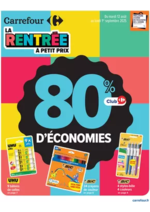 Prospectus Carrefour : 80% D'ÉCONOMIES