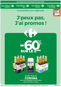 Prospectus Carrefour ROMORANTIN : J'PEUX PAS J'AI PROMOS DU 12 AU 24 AOÛT