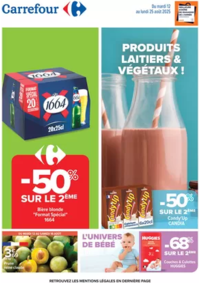 Prospectus Carrefour BESANCON Zone Commerciale Est : PRODUITS LAITIERS & VÉGÉTAUX