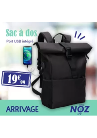 Prospectus Noz Brévilliers : ARRIVAGE Sac à dos