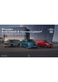 Prospectus Ford PINEUILH : Ford Nouveau Transit Custom 