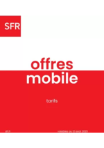 Prospectus SFR : Offres mobile