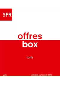 Prospectus SFR Ménétrol : Offres box