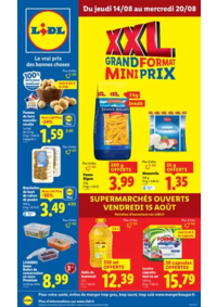 Prospectus Lidl AULNAY SOUS BOIS : Vos produits du quotidien sont en format XXL chez Lidl, faites des économies !