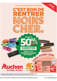 Prospectus Auchan BESSONCOURT : C'est bon de rentrer moins cher