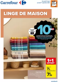 Prospectus Carrefour Chartres : LINGE DE MAISON