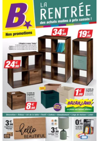 Prospectus Bazarland PONTCHARRA : La rentrée dea achats malins à prix cassés !