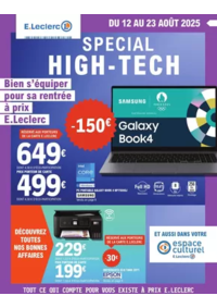 Prospectus Espace culturel E.Leclerc LE BLANC MESNIL : HIGH-TECH RENTREE DES ELEVES