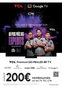 Prospectus BeDigital Vernon : TCL TV C7K