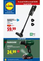 Prospectus Lidl : Rangements, nettoyage, équipements pour la salle de bien et la cuisine chez Lidl !