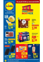 Prospectus Lidl : Plus c'est grand, plus c'est fou ! Les formats XXL sont encore en rayon chez Lidl.