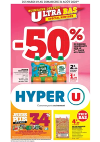 Prospectus Hyper U COMBOURG : Quinzaine Commerçante