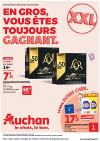 Prospectus Auchan Val d'Europe Marne-la-Vallée : XXL : En gros, vous êtes toujours gagnant
