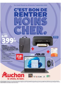 Prospectus Auchan LYON ST PRIEST : Rentrée des classes : c'est bon de rentrer moins cher