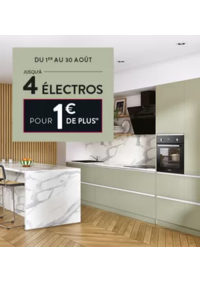 Prospectus Cuisine plus Grenoble - Saint Egrevre : JUSQU'À 4 ÉLECTROS POUR 1€ DE PLUS !