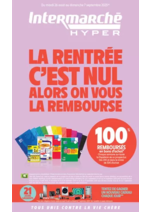 Prospectus Intermarché Hyper : TF SEPTEMBRE 1 + CAHIER REGION