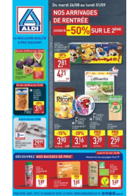 Prospectus Aldi Gignac : Nos arrivages de rentrée