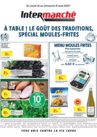 Prospectus Intermarché Super Ecrouves : S35 - R2 - MOULES FRITES