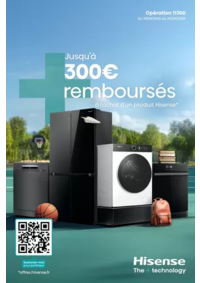 Prospectus Boulanger Chalon-sur-Saône : OFFRE Hisense : jusqu'à 300€ remboursés !