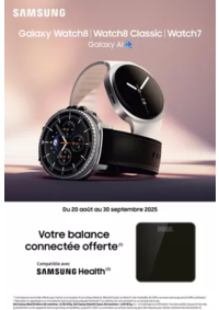 Prospectus MDA TOURS : Balance connectée offerte