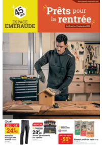 Prospectus Espace emeraude LA BAZOCHE GOUET : Catalogue spécial Rentrée 2025