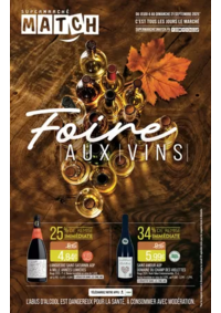 Prospectus Supermarchés Match Neufchâteau : Foire AUX VINS