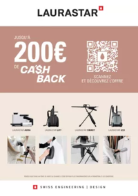 Prospectus Expert MORTEAU : Laurastar - Jusqu'à €200 de cashback