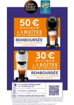 Promos et remises  : Dolce Gusto - Jusqu'à €50 cashback
