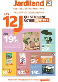 Prospectus Jardiland Granville - Yquelon : LES 12J QUI SECOUENT VOTRE RENTRÉE !