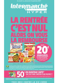 Prospectus Intermarché Hyper Rostrenen : GEN SEPTEMBRE 2