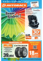 Promos et remises  : Bonne Rentrée!