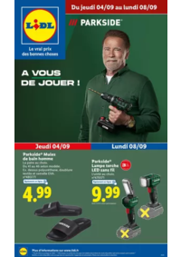 Prospectus Lidl NOGENT SUR SEINE : Retrouvez le nécessaire pour bricoler avec Parkside et faire du sport avec Crivit !
