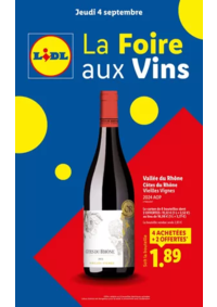 Prospectus Lidl ST DONAT SUR L'HERBASSE : Jeudi 04/09