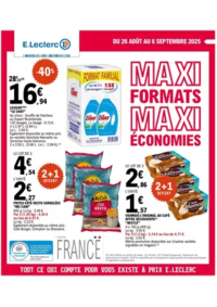 Prospectus E.Leclerc PARAY LE MONIAL : DEPENSER MOINS 18 GV - MIXTE