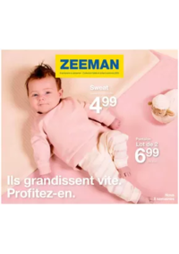 Prospectus Zeeman Marconne : Ils grandissent vite. Profitez-en.