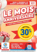 Prospectus E.Leclerc : ANNIVERSAIRE 2