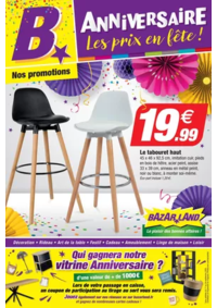 Prospectus Bazarland DECAZEVILLE : Catalogue BazaDes prix tout doux pour voir la vie en roserland