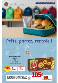 Prospectus CocciMarket VAILLY SUR SAULDRE : Prêts, partez, rentrée !