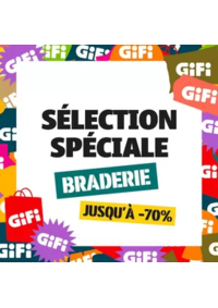 Prospectus Gifi SAINT DIZIER : Petite sélection d'articles spéciale braderie ! Jusqu'à -70%