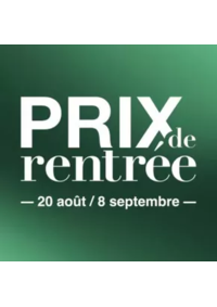 Prospectus Cuir Center Ajaccio : Les Prix de Rentrée